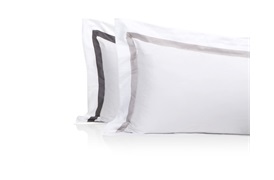 600tc Finibus Duvet Set with a Beige Border    
