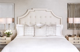 Tempace Jacquard Super King Duvet Set with Standard Pillowcases Mocha