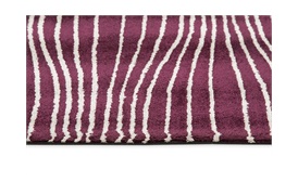Favus Rug 250x350cm in Burgundy & Beige