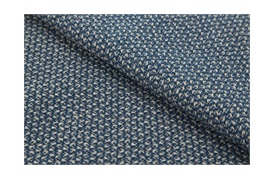Two-Tone Beige/Teal Throw