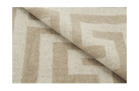 Beige Key Throw