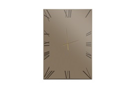 Titanium Mirror/Clock