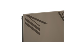 Titanium Mirror/Clock