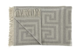 Light Grey Key Throw