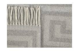 Light Grey Key Throw