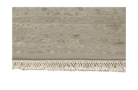 Dahl Traditional Rug 250x315cm in Beige & GREY
