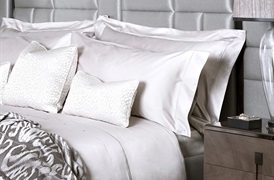 Finibus Beige Super King Embroidery Duvet Set with Standard Pillowcases