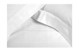 Finibus White Double           Embroidery Duvet Set 