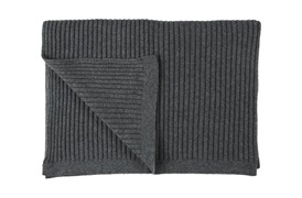 Wide Rib Angora & Superfine Merino Wool Throw