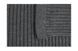 Wide Rib Wide Rib Pale Grey Throw