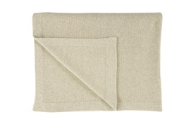 Chain Rib Angora & Superfine Merino Wool Throw