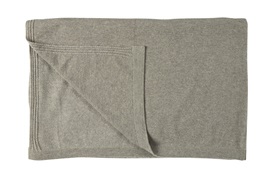 Jersey Cashmere Throw Mocha