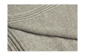 Jersey Cashmere Throw Mocha
