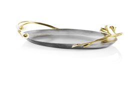 Calla Lily Oval Tray