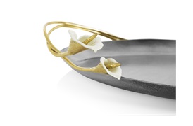 Calla Lily Oval Tray