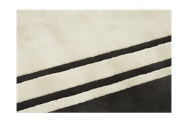 Davy Border Rug 300x400cm in Titanium Grey Border / Ecru Centre