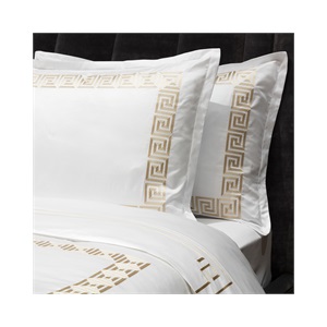 Peter Reed 600tc Athena Duvet set in Metallic Stone