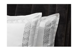 Peter Reed Athena Duvet Set Super King - Metallic Silver WITH STANDARD PILLOWCASES
