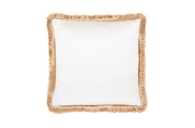 LUX FRINGE SILK CUSHION BY GINGERLILY