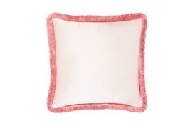 LUX FRINGE SILK CUSHION BY GINGERLILY