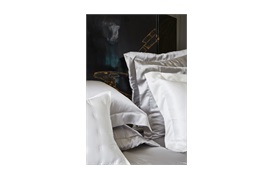 Silver Grey Silk Bed linen       by Gingerlily