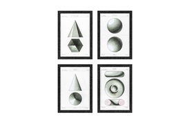 Spherical Projection Prints by Eichholtz (Set of 4)