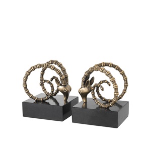 Ibex Bookends