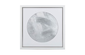 Teign Circular Silver Wall Art