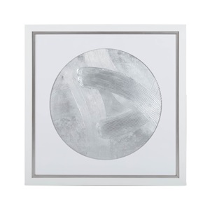 Teign Circular Silver Wall Art
