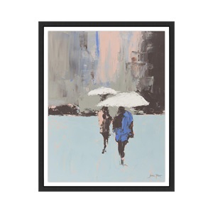 Abstract Rain Wall Art
