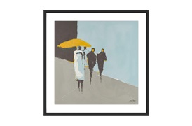 Yellow Umbrella Wall Art
