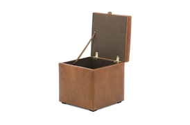 Leather Cube Storage