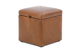 Leather Cube Storage