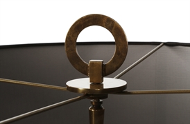 Concave Brass Lamp