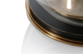 Concave Brass Lamp
