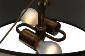 Concave Brass Lamp