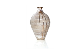 Magma Medium Vase in Copper Trickle