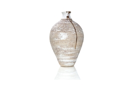 Magma Medium Vase in Copper Trickle