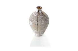 Magma Medium Vase in Copper Trickle