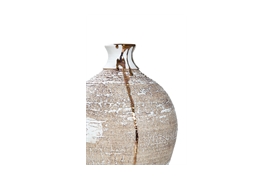 Magma Medium Vase in Copper Trickle