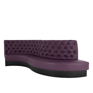 Curved Buttoned Seat