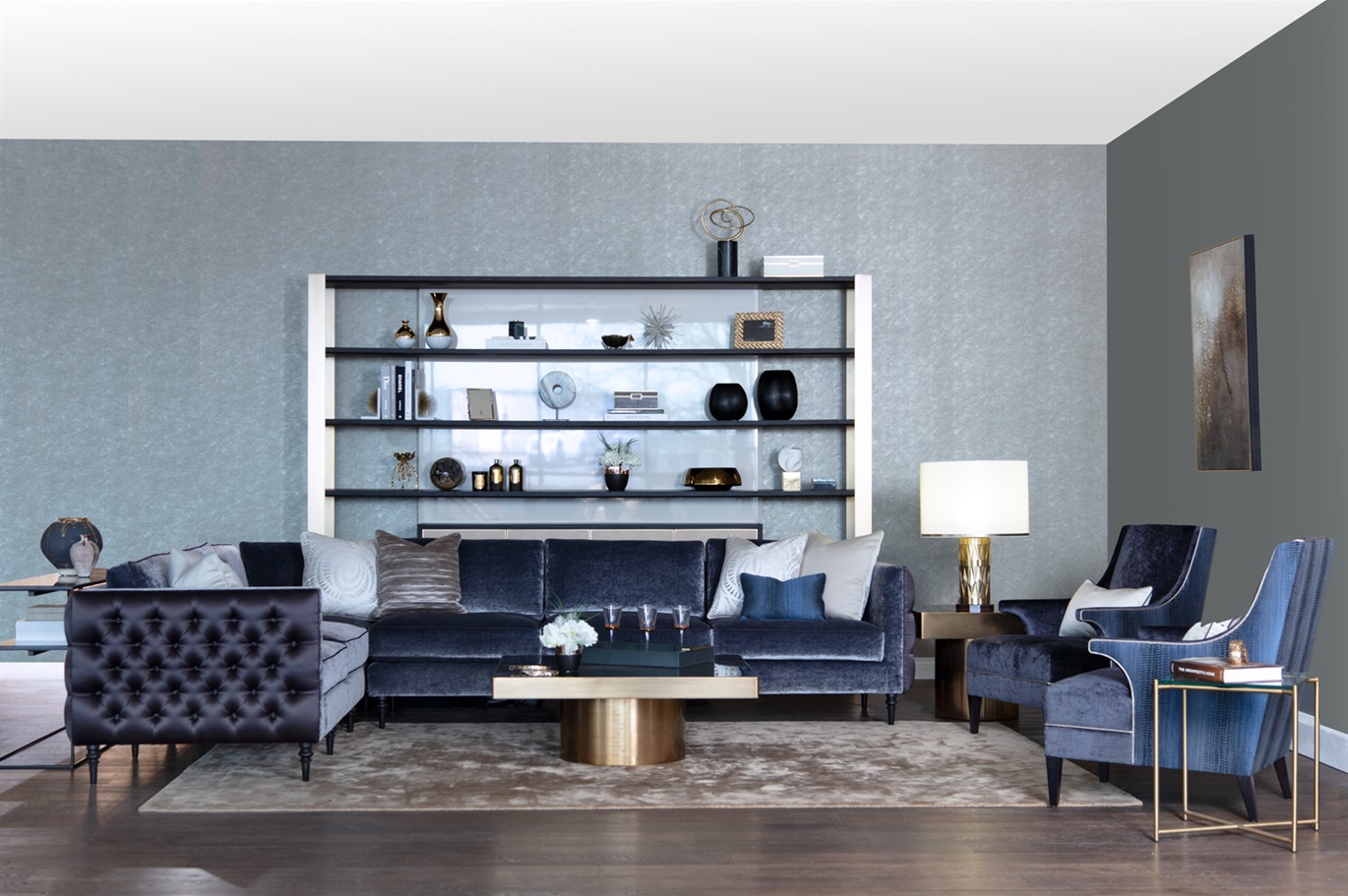 Deep Buttoning Winston