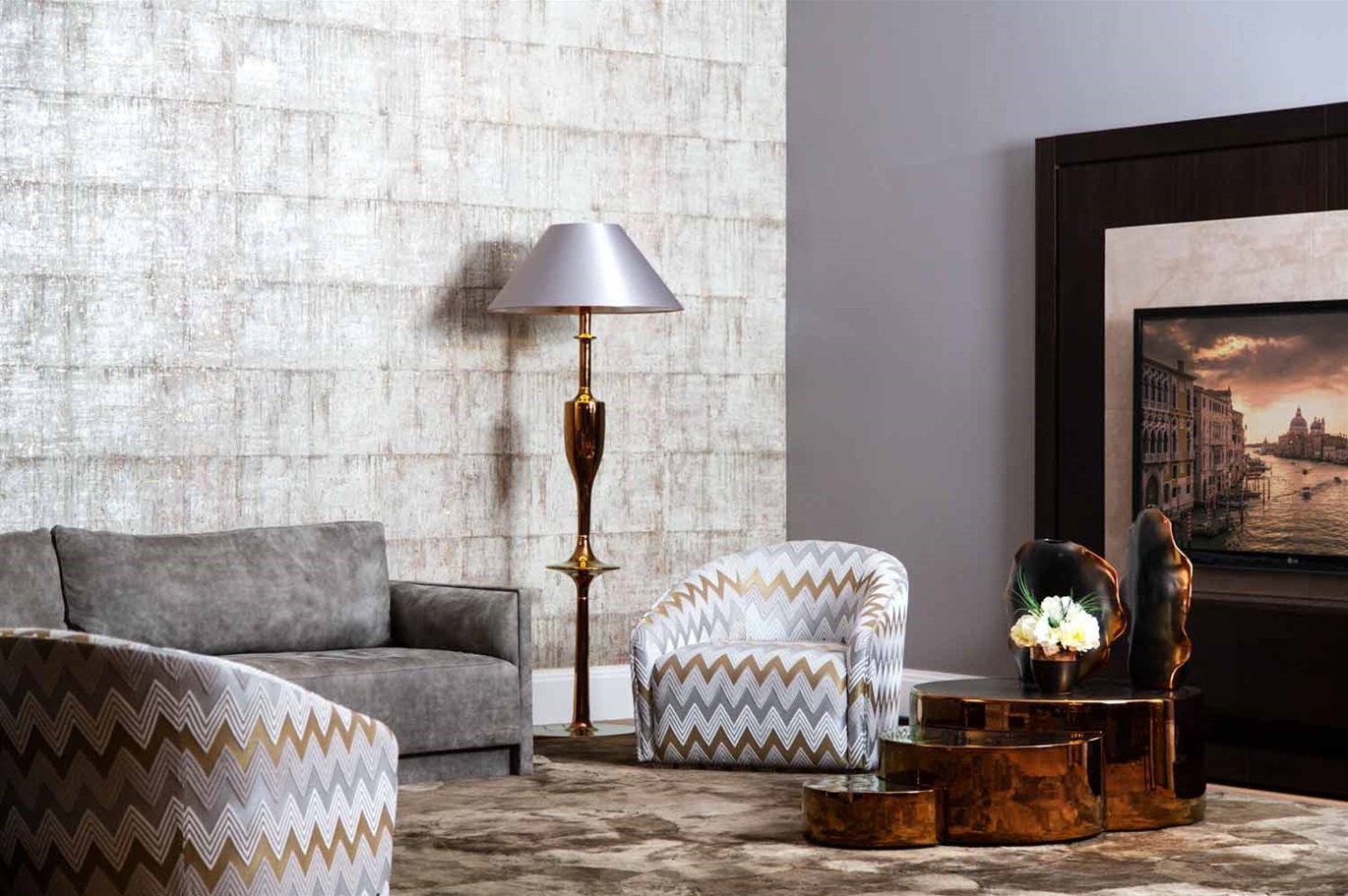 Italian Living Room by Smania