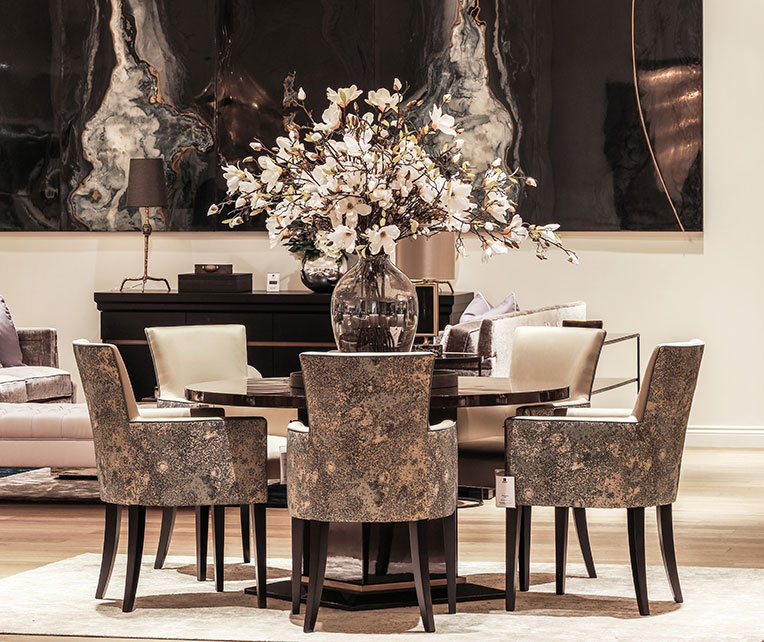 DINING ROOM FURNITURE IN OUR SHOWROOM