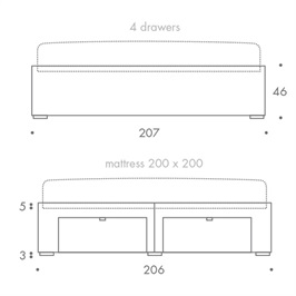 Emperor bed