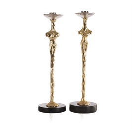 Adam & Eve Candle Holder