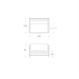 1.5 Seater Sofa