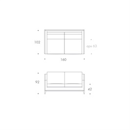 2.0 Seater Sofa