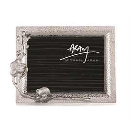 White Orchid Photo Frame 5X7
