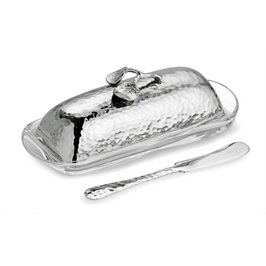 Botanical Leaf Butter Dish